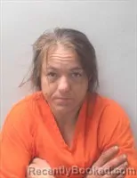 Mugshot of Alicia Renee Shutes booked in Talladega County, Alabama on August 24, 2026