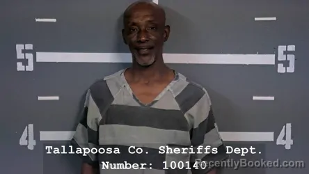 Mugshot of VINCENT JEROME THOMAS booked in Tallapoosa County, Alabama on March 11, 2026