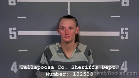 Mugshot of Stephanie Ann Mcbride booked in Tallapoosa County, Alabama on August 15, 2026