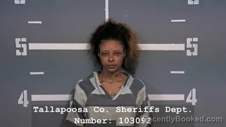 Mugshot of Zyairel Kashun Vines booked in Tallapoosa County, Alabama on August 8, 2026