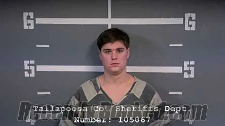 Booking photo from Tallapoosa County, Alabama