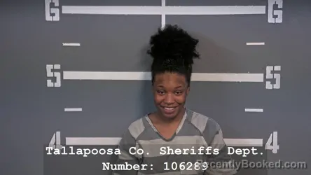Mugshot of CLARNEISHA SHARDY YOUNG booked in Tallapoosa County, Alabama on April 26, 2026