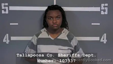 Mugshot of TRAMYA HUTCHERSON booked in Tallapoosa County, Alabama on May 5, 2026