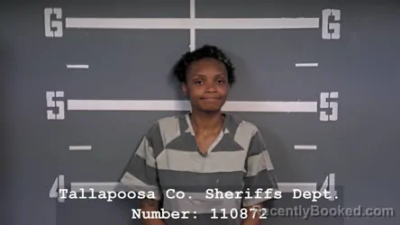 Mugshot of IZERIYAH JANAI WYCKOFF booked in Tallapoosa County, Alabama on March 28, 2026