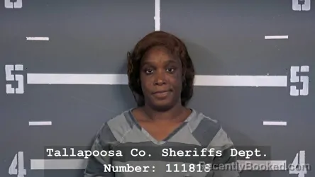 Mugshot of MIESHIA BOZEMAN ANUGU booked in Tallapoosa County, Alabama on March 18, 2026