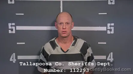 Mugshot of CHRISTOPHER ERIC SWARD booked in Tallapoosa County, Alabama on March 20, 2026