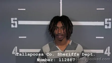 Mugshot of ZION LAMARQUAN CURRY booked in Tallapoosa County, Alabama on March 13, 2026