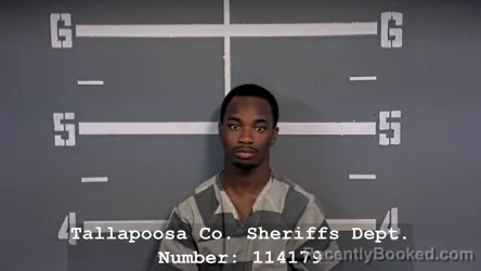 Mugshot of Edward Quantae Hawkins Mitchell booked in Tallapoosa County, Alabama on October 6, 2026