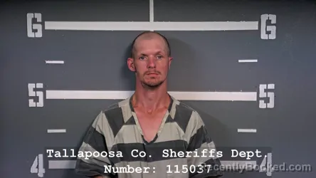 Mugshot of MICHAEL ALDEN MARCUM booked in Tallapoosa County, Alabama on April 2, 2026