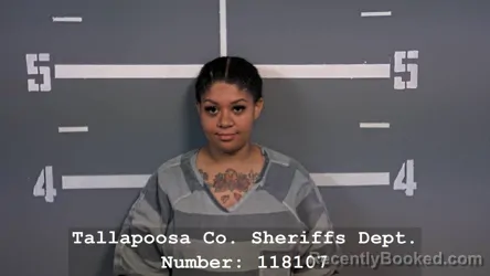 Mugshot of KEYANA SHANTELLE MONE FELTON booked in Tallapoosa County, Alabama on August 2, 2026