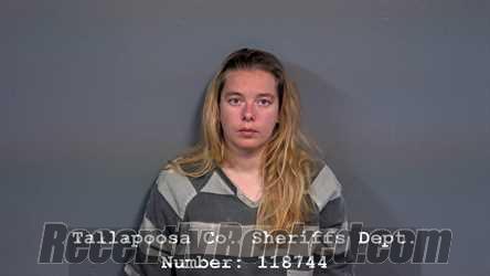 Booking photo from Tallapoosa County, Alabama