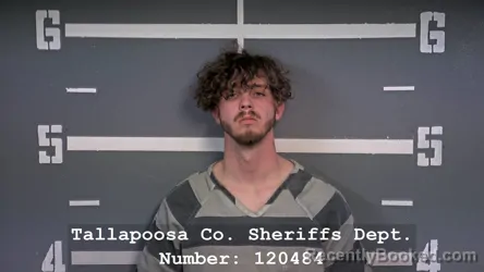 Mugshot of TRAVIS IVAN WILKINSON booked in Tallapoosa County, Alabama on March 22, 2026