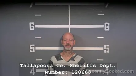 Mugshot of KENNETH HAROLD LING booked in Tallapoosa County, Alabama on June 23, 2026