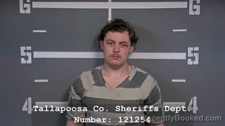 Mugshot of GAGE HALLMAN booked in Tallapoosa County, Alabama on March 8, 2026