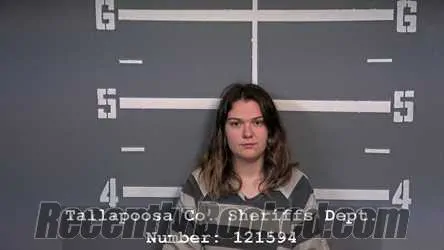 Booking photo from Tallapoosa County, Alabama