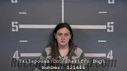 Booking photo from Tallapoosa County, Alabama