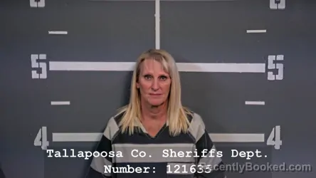 Booking photo from Tallapoosa County, Alabama