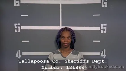 Mugshot of KATERIA JOHNSON booked in Tallapoosa County, Alabama on March 27, 2026