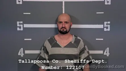 Mugshot of Joseph Ryan Winslett booked in Tallapoosa County, Alabama on August 21, 2026