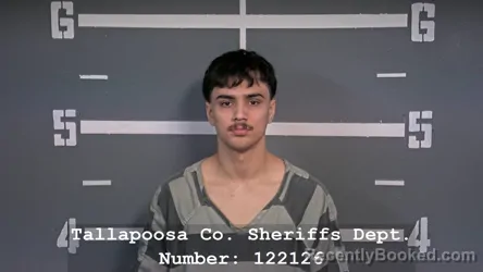 Mugshot of JEREMY ALLEN EASTMANCILLAS booked in Tallapoosa County, Alabama on March 7, 2026