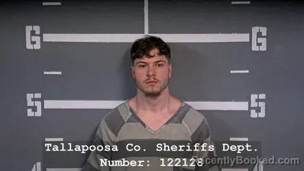 Mugshot of WESLEY ALLEN HARVELL booked in Tallapoosa County, Alabama on March 7, 2026