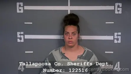 Mugshot of ASHLEY NICOLE RICKS booked in Tallapoosa County, Alabama on April 24, 2026