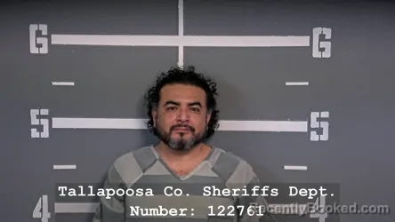 Mugshot of ENRIQUE ORTIZ LERMA booked in Tallapoosa County, Alabama on May 24, 2026