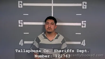 Mugshot of GUSTAVO HERNANDEZ LAUREANO booked in Tallapoosa County, Alabama on May 24, 2026