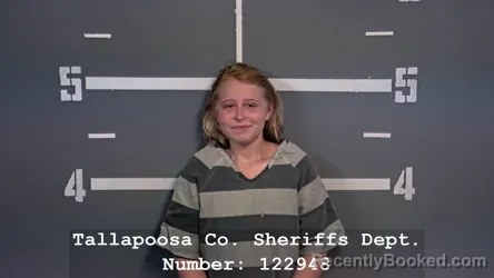 Mugshot of JASMINE CAROLINE PARSONS booked in Tallapoosa County, Alabama on June 24, 2026