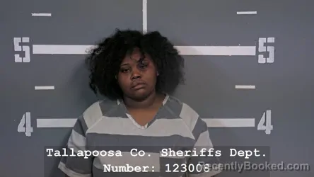 Mugshot of MARIAH DENISE JONES booked in Tallapoosa County, Alabama on July 4, 2026