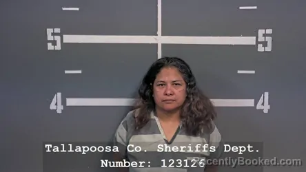 Mugshot of LEA MARLENY ROLDAN MORALES booked in Tallapoosa County, Alabama on July 13, 2026