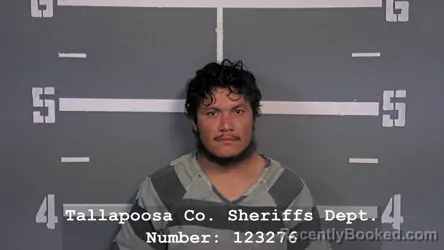 Mugshot of PEDRO DE LA CRUZ DIAZ booked in Tallapoosa County, Alabama on July 28, 2026