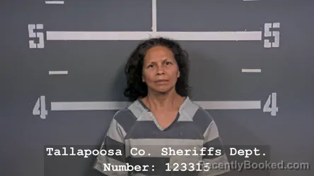 Mugshot of ANA JULIA ACOSTA booked in Tallapoosa County, Alabama on August 1, 2026