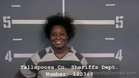 Mugshot of Tamara Wells booked in Tallapoosa County, Alabama on August 14, 2026