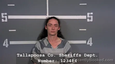 Mugshot of Rebecca Deanne Davis booked in Tallapoosa County, Alabama on August 18, 2026