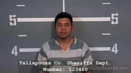 Mugshot of Mynor Felipe Ramos Chavez booked in Tallapoosa County, Alabama on August 19, 2026