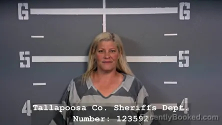 Mugshot of Tammy Ann Baker booked in Tallapoosa County, Alabama on October 14, 2026