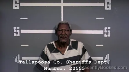 Mugshot of HARVEY WRIGHT booked in Tallapoosa County, Alabama on April 3, 2026