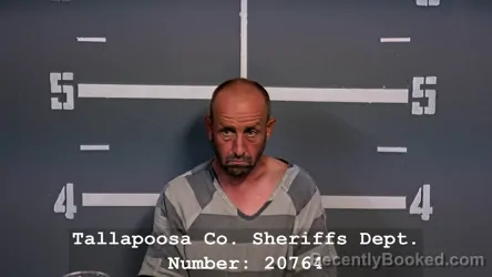 Mugshot of WESLEY LAMAR COGGIN booked in Tallapoosa County, Alabama on May 22, 2026