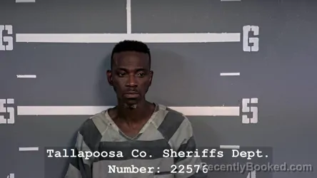 Booking photo from Tallapoosa County, Alabama