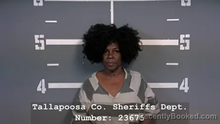 Mugshot of Connie Delores Presley booked in Tallapoosa County, Alabama on September 12, 2026