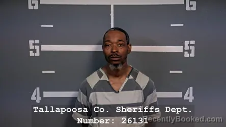 Booking photo from Tallapoosa County, Alabama