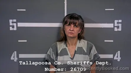 Mugshot of KATRINA DAWN GRAVETTE booked in Tallapoosa County, Alabama on March 27, 2026