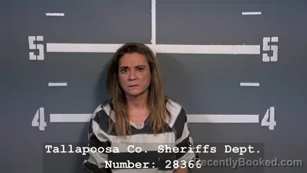 Mugshot of CASEY MELISSA KELLEY booked in Tallapoosa County, Alabama on March 16, 2026