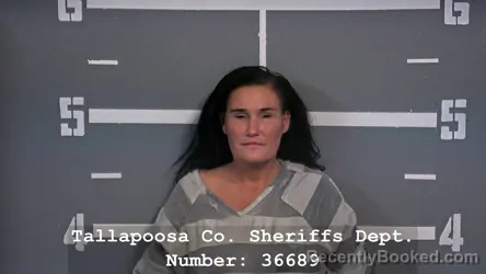 Mugshot of JENNIFER DAWN STINSON booked in Tallapoosa County, Alabama on March 21, 2026