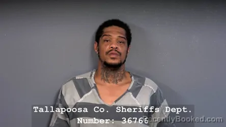 Booking photo from Tallapoosa County, Alabama