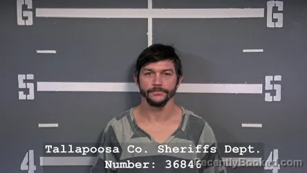 Mugshot of TRAVIS LEE MANN booked in Tallapoosa County, Alabama on May 4, 2026