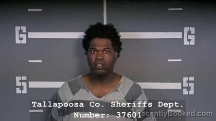 Mugshot of JEREMY DEQUAY STONE booked in Tallapoosa County, Alabama on March 9, 2026