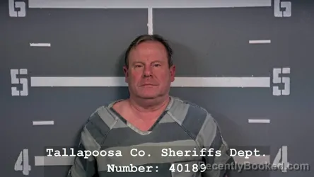 Mugshot of Randall Clay Hornsby booked in Tallapoosa County, Alabama on October 22, 2026