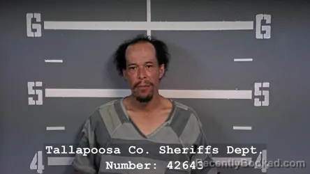 Mugshot of RICO DELANCE COLLINS booked in Tallapoosa County, Alabama on April 1, 2026